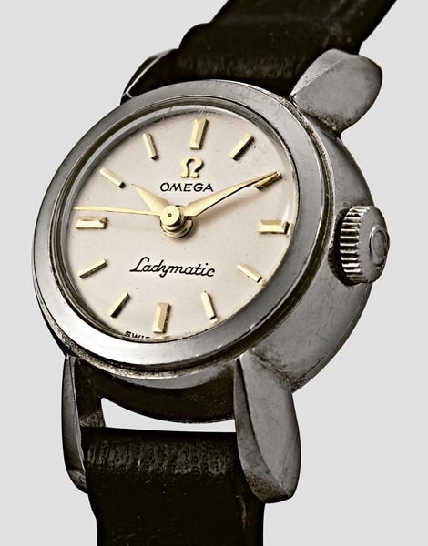 The steel version of the Ladymatic watch