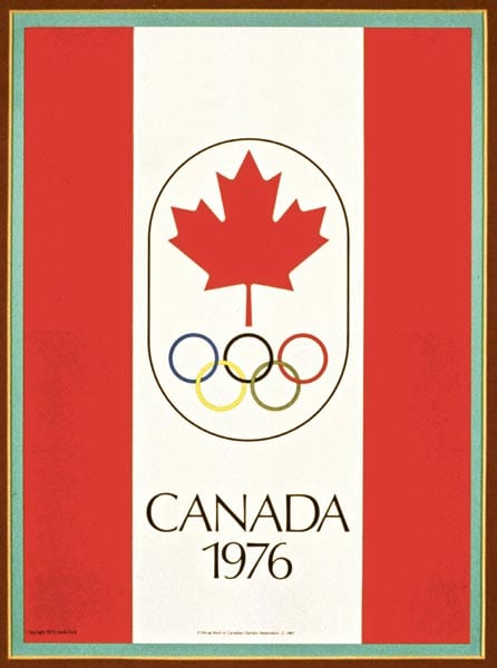 Poster for the 1976 Olympic Games in Montreal