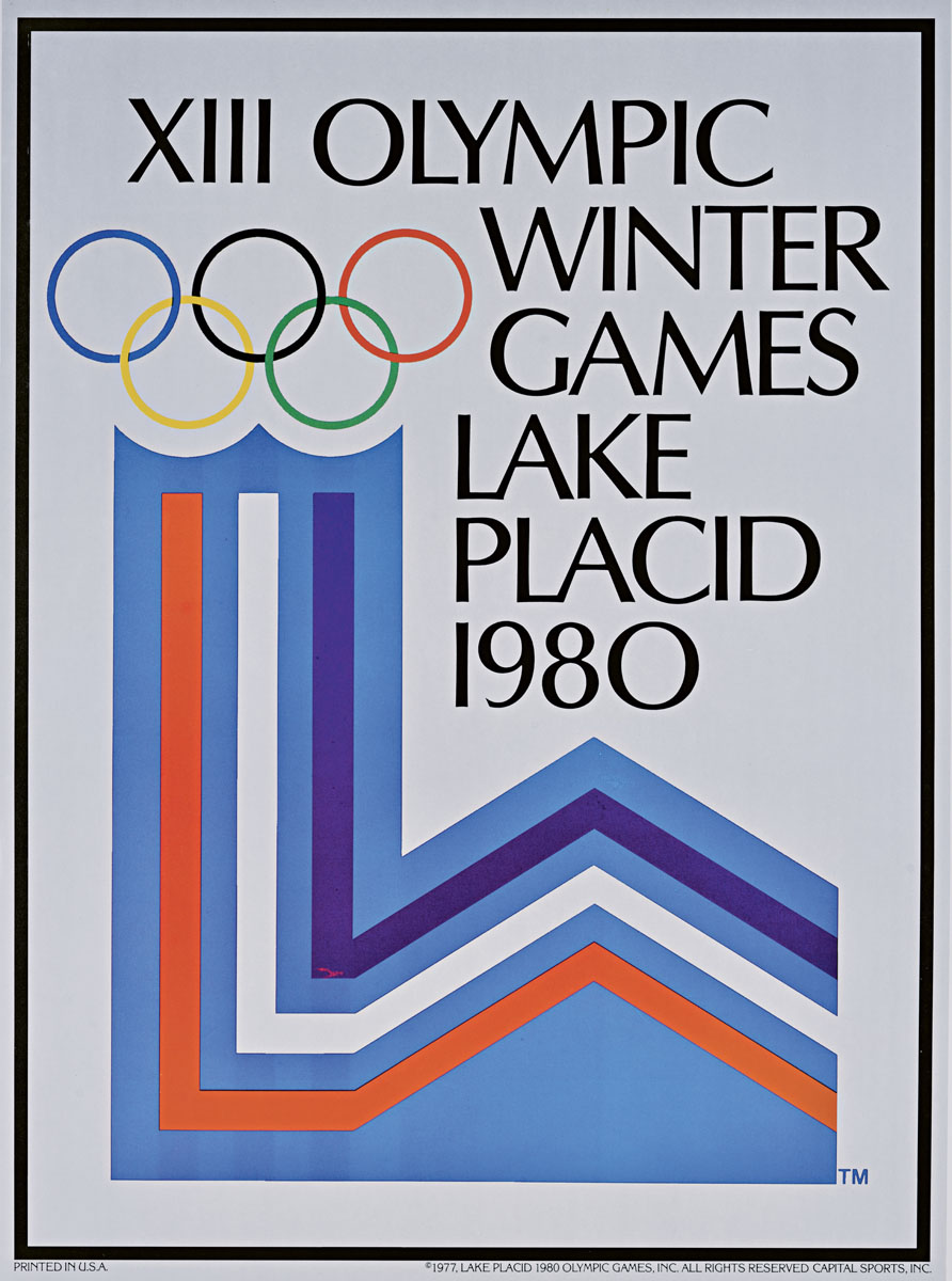 Poster for the 1980 Olympic Games in Lake Placid