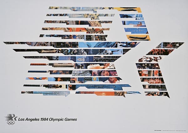 Poster for the 1984 Olympic Games in Los Angeles
