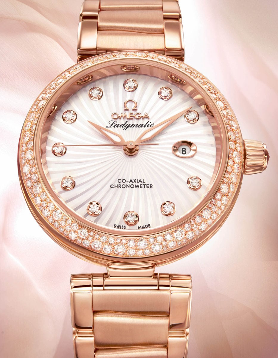 The new 18 K Gold on Gold Ladymatic ladies' watch