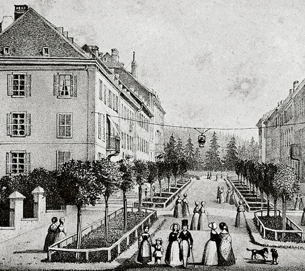 프롬나드 거리(Rue de la Promenade), 1848년