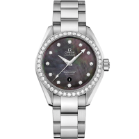 海馬 Aqua Terra 150米系列 34毫米, 不鏽鋼錶殼 搭配 不鏽鋼錶鏈 - SKU 231.15.34.20.57.001