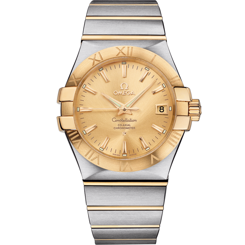 Constellation Steel - yellow gold Chronometer Watch 123.20.35.20.08.001 |  OMEGA US®