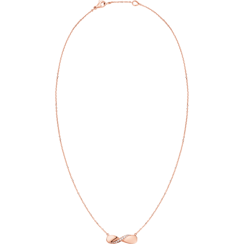 Aqua Swing Necklace, 18K red gold, Diamonds - SKU N605BG0100105