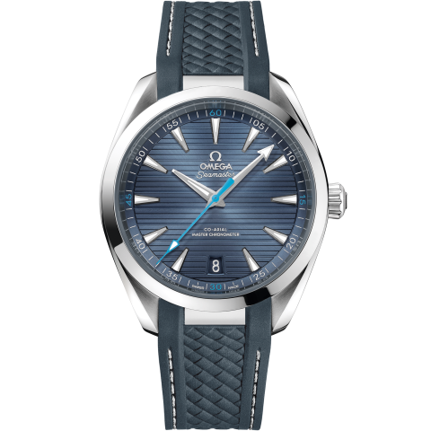 海馬 Aqua Terra 150米系列 41毫米, 不鏽鋼錶殼 搭配 橡膠錶帶 - SKU 220.12.41.21.03.002
