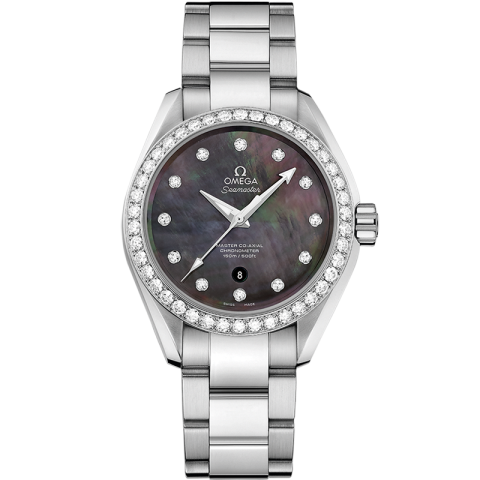 海馬 Aqua Terra 150米系列 34毫米, 不鏽鋼錶殼 搭配 不鏽鋼錶鏈 - SKU 231.15.34.20.57.001