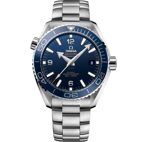 海馬 Planet Ocean 600米系列 43.5毫米, 不鏽鋼錶殼 搭配 不鏽鋼錶鏈 - SKU 215.30.44.21.03.001