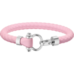 Omega Aqua Sailing bracelet in stainless steel and pink rubber - B34STA0509402