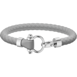 Omega Aqua Bracelet, Grey rubber, Stainless steel - B34STA0509902