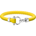 Omega Aqua Sailing Bracelet in stainless steel and yellow rubber - B34STA0512002