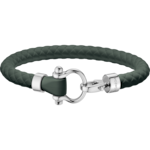 Omega Aqua 手鏈/手鐲, 綠色橡膠, 不鏽鋼 - BA05ST0001103