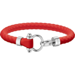 Omega Aqua 手鏈/手鐲, 紅色橡膠, 不鏽鋼 - BA05ST0001403