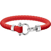 Omega Aqua Bracelet, Caoutchouc rouge, Acier inoxydable - BA05ST0001403