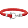 Omega Aqua 手鏈/手鐲, 紅色橡膠, 不鏽鋼 - BA05ST0001403