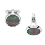 Omega Aqua 不鏽鋼與鐫刻歐米茄圖案大溪地珍珠母貝 - C607ST0700105