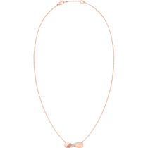 Aqua Swing Colar, Ouro rosa de 18K, Diamantes
