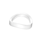 Aqua Swing 戒指, 白色陶瓷 - R43CRA05080XX