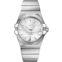 Silver dial watch on Steel case with Steel bracelet - Constellation 38 mm, steel on steel - 123.10.38.21.02.001