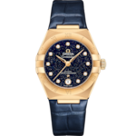 星座系列 29毫米, 黃金錶殼 於 皮革錶帶 - 131.53.29.20.53.001