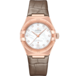 Constellation 29 mm, Sedna™ gold on leather strap - 131.53.29.20.55.002