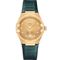 Constellation 29 mm, Yellow gold on Leather strap - 131.53.29.20.58.001