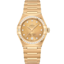Yellow dial watch on Yellow gold case with Yellow gold bracelet - Constellation 29 mm, yellow gold on yellow gold - 131.55.29.20.58.001