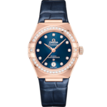 星座系列 29毫米, Sedna™金錶殼 於 皮革錶帶 - 131.58.29.20.53.002