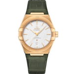 Constellation 39 mm, yellow gold on leather strap - 131.53.39.20.02.002