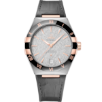 星座系列 41毫米, 不鏽鋼-Sedna™金錶殼 於 皮革錶帶 - 131.23.41.21.06.001