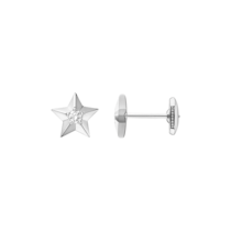 星座系列 耳環, 18K白金, 鑽石 - EA01BC0100205