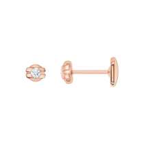 星座系列 耳環, 18K玫瑰金, 鑽石