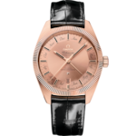 Constellation 41 mm, Sedna™ gold on leather strap - 130.53.41.22.99.002