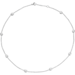 星座系列 項鏈, 鑽石, 18K白金 - NA01BC0100105