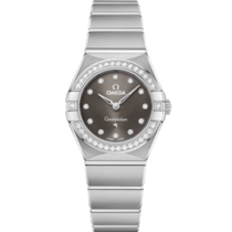 Grey dial watch on Steel case with Steel bracelet - Constellation 25 mm, steel on steel - 131.15.25.60.56.001
