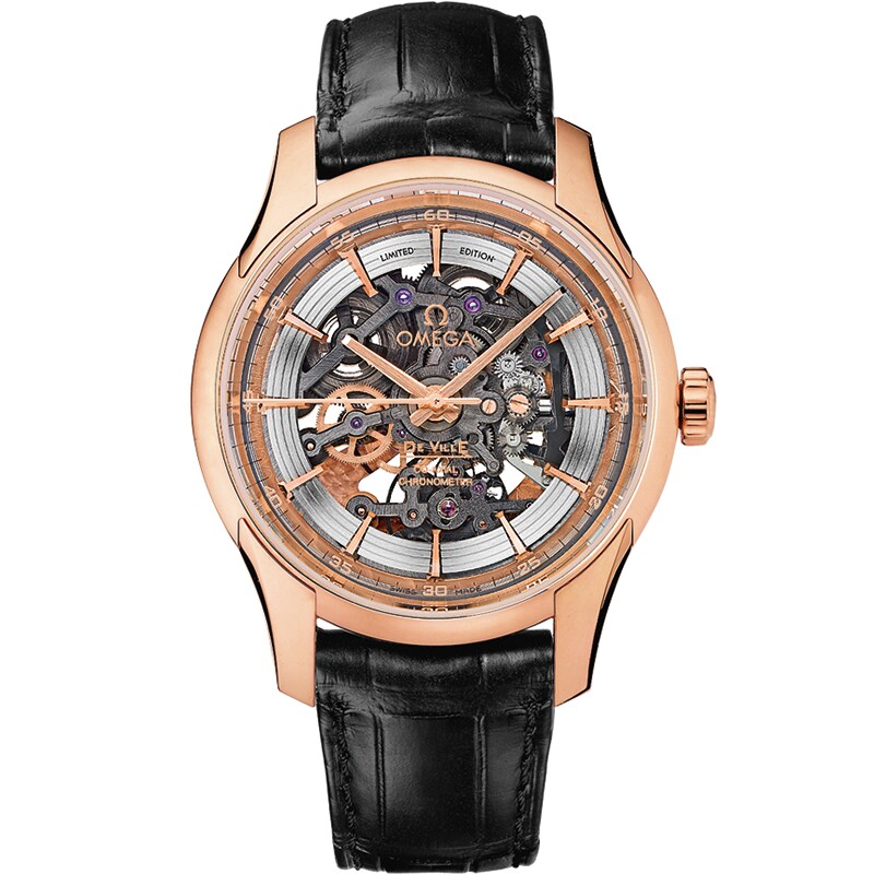Hour Vision De Ville red gold Chronometer Watch 431.53.41.21.64.001 ...