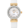De Ville 34 mm, steel - yellow gold on leather strap - 425.27.34.20.55.002