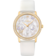 De Ville 36.8 mm, yellow gold on leather strap - 424.57.37.20.55.001