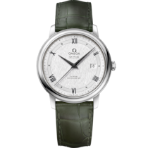 碟飛系列 典雅系列 39.5毫米, 不鏽鋼錶殼 於 皮革錶帶 - 424.13.40.20.02.006