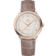 碟飛系列 39.5毫米, 精鋼-玫瑰金錶殼 於 皮革錶帶 - 424.23.40.20.02.003