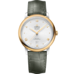 De Ville 39 mm, Steel - yellow gold on Leather strap - 424.23.40.20.02.004