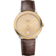 De Ville 39,5 mm, acier - or jaune sur bracelet en cuir - 424.23.40.20.58.002