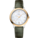 De Ville 34 mm, steel - yellow gold on leather strap - 434.23.34.20.55.002
