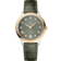 De Ville 34 mm, steel - yellow gold on leather strap - 434.23.34.20.60.001