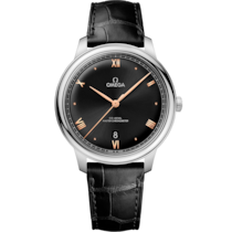 碟飛系列 典雅系列 40毫米, 不鏽鋼錶殼 於 皮革錶帶 - 434.13.40.20.01.001