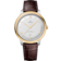 碟飛系列 40毫米, 不鏽鋼-黃金錶殼 於 皮革錶帶 - 434.23.40.20.02.002