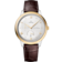 De Ville 41 mm, steel - yellow gold on leather strap - 434.23.41.21.02.001