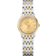 De Ville 24,4 mm, Stahl - Gelbgold mit Stahl- und Gelbgoldband - 424.20.24.60.58.001