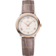 碟飛系列 27.4毫米, 精鋼-玫瑰金錶殼 搭配 皮革錶帶 - 424.23.27.60.09.001