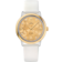 De Ville 32.7 mm, steel - yellow gold on leather strap - 424.22.33.60.58.001